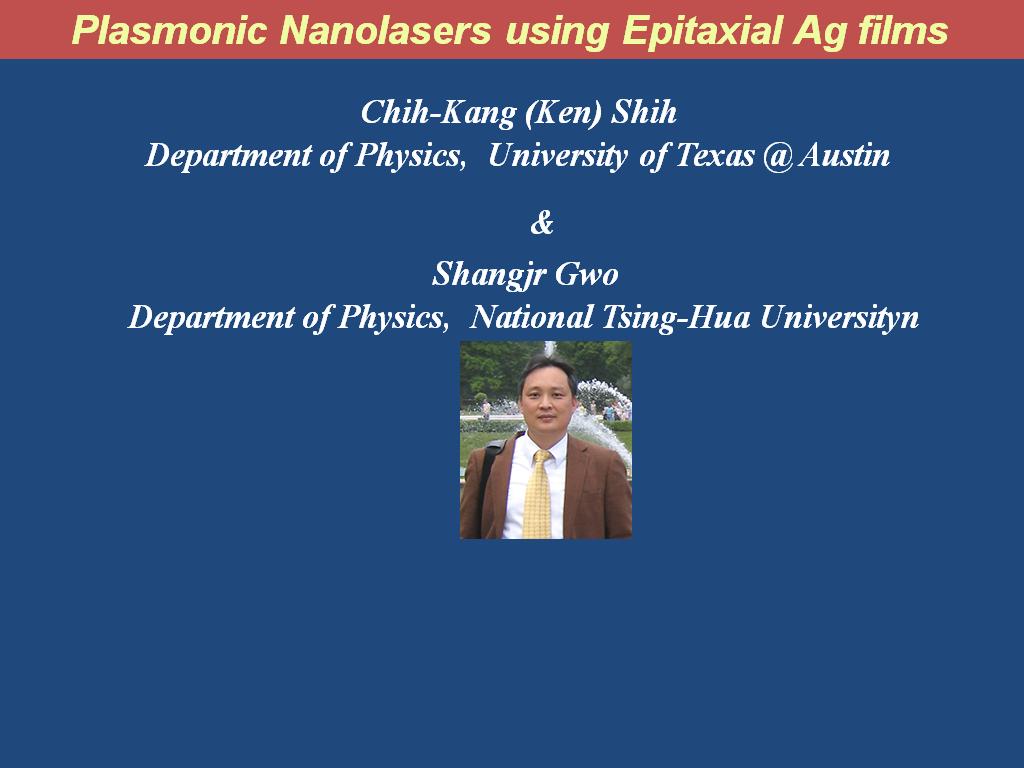 Plasmonic Nanolasers using Epitaxial Ag films