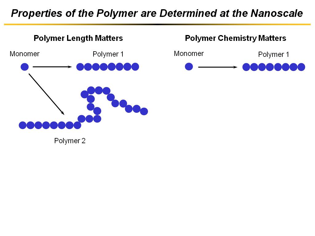 Properties of the Polymer are Determined at the Nanoscale