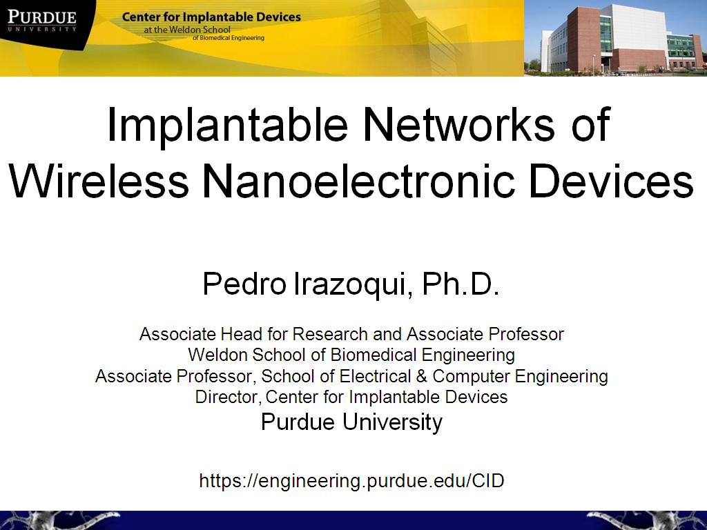 Implantable Networks of Wireless Nanoelectronic Devices