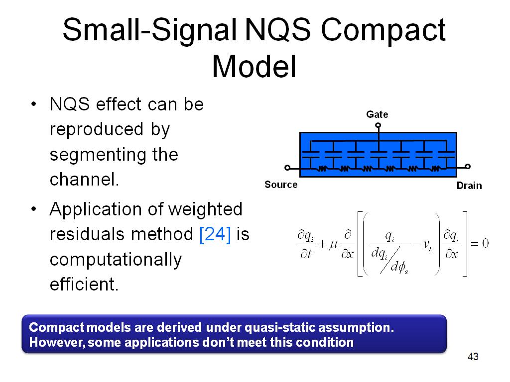Small-Signal NQS Compact Model