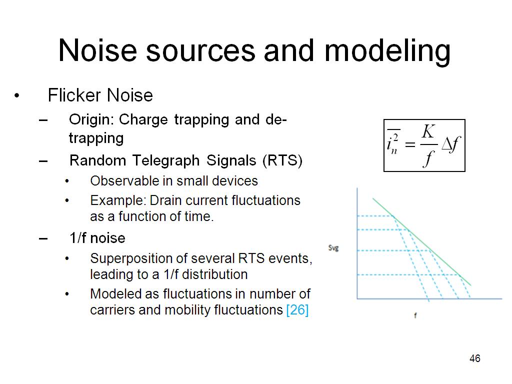 Noise sources and modeling
