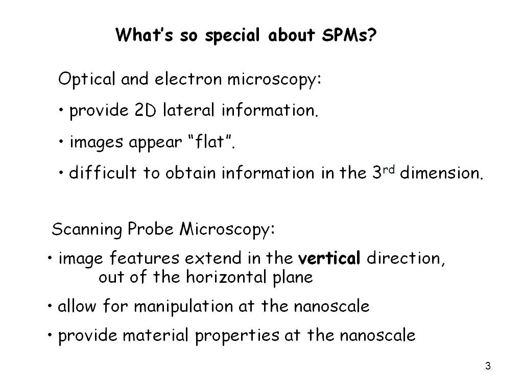 What's so special about SPMs?