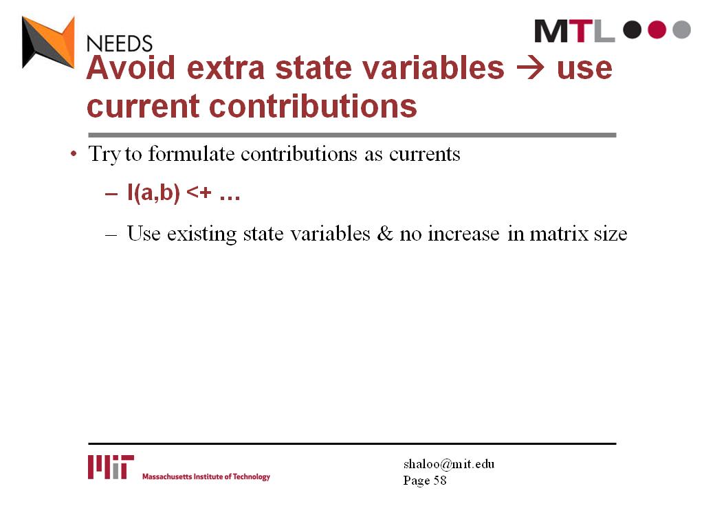 Avoid extra state variables  use current contributions