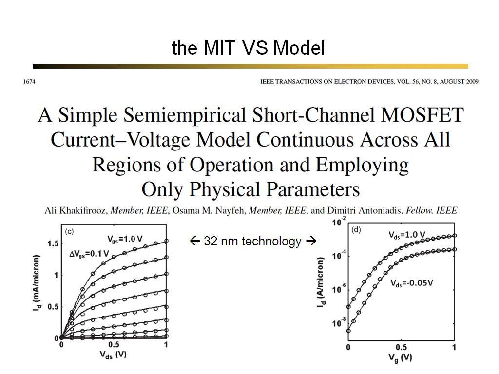 the MIT VS Model