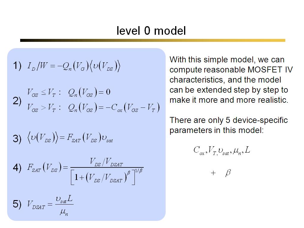 level 0 model