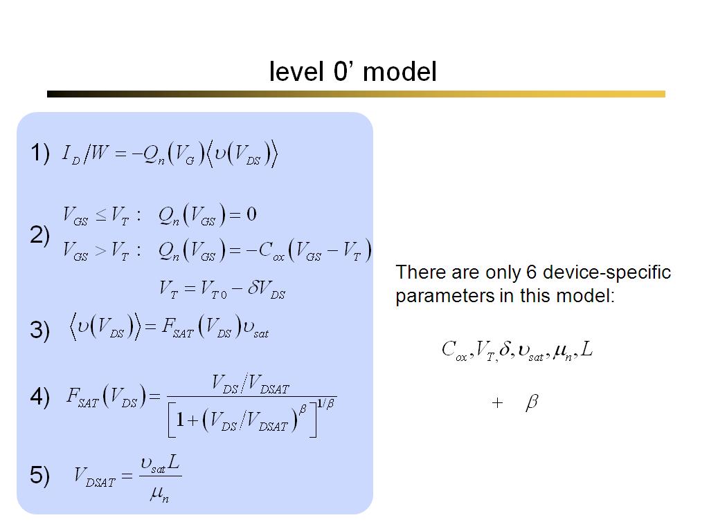 level 0' model