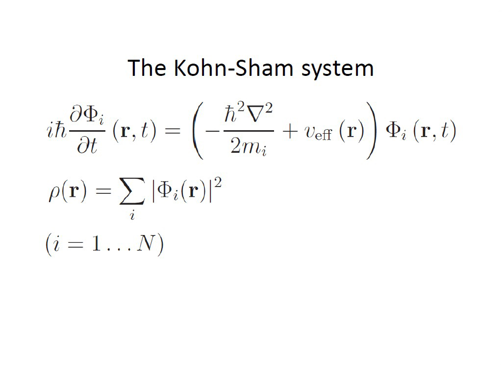 The Kohn-Sham system