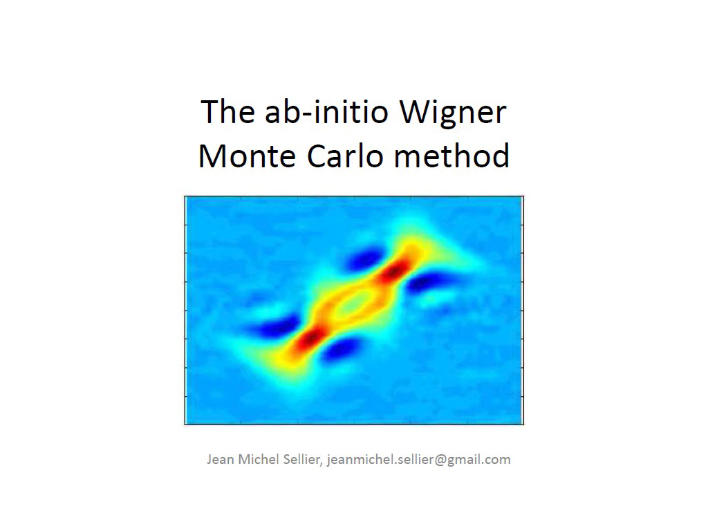 Lecture 4: The ab-initio Wigner Monte Carlo method