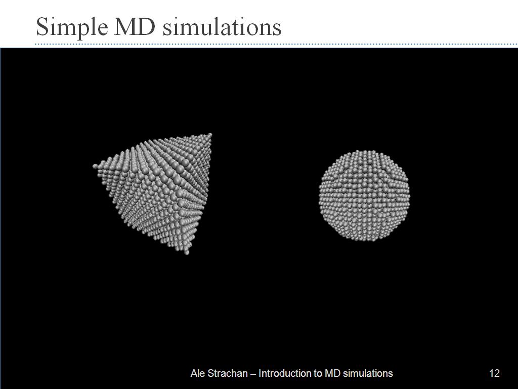 Simple MD simulations