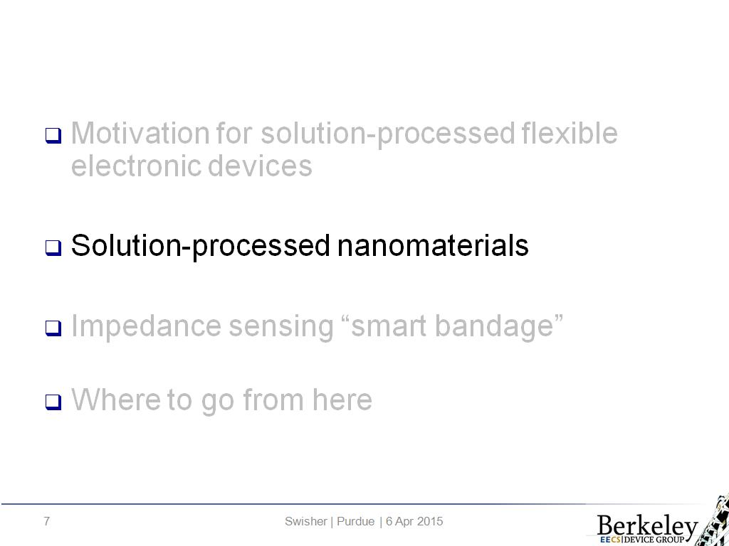 Solution-processed nanomaterials