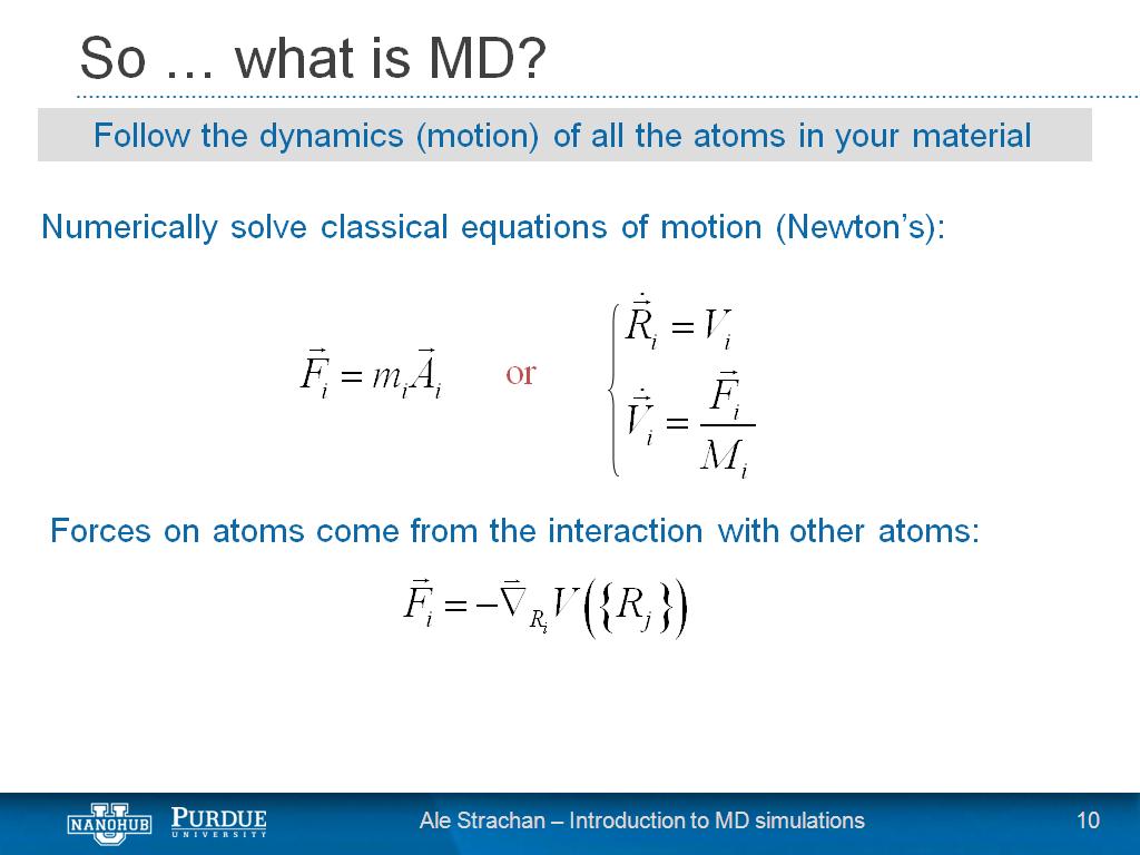 So … what is MD?