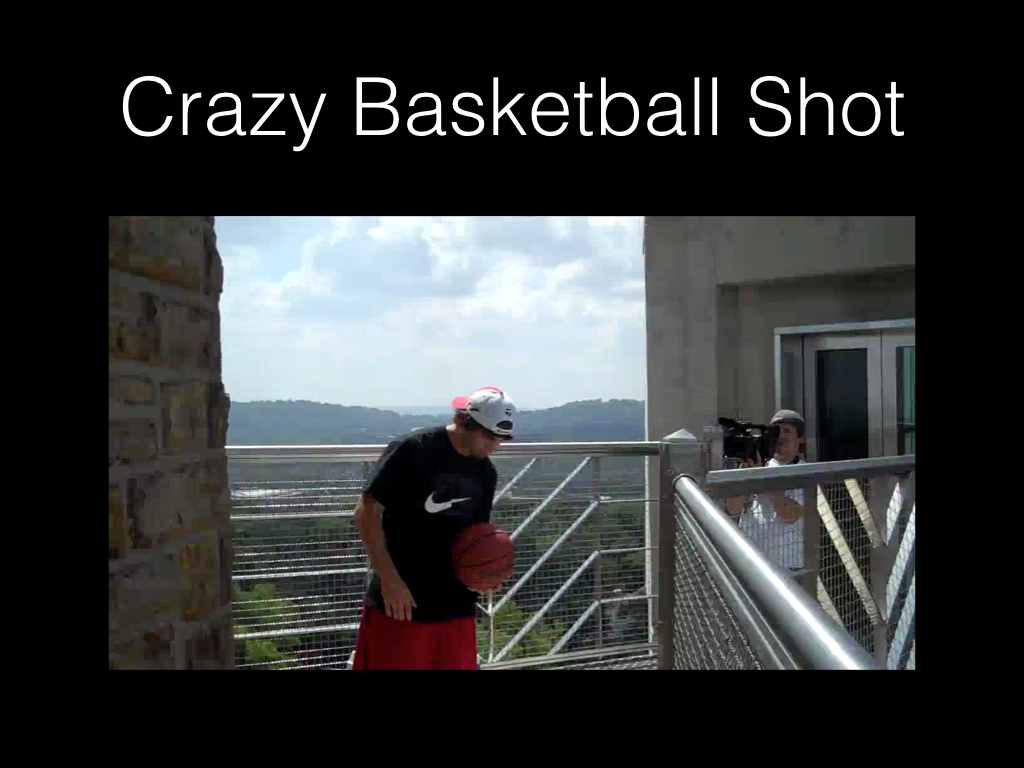 Crazy Basketball Shot