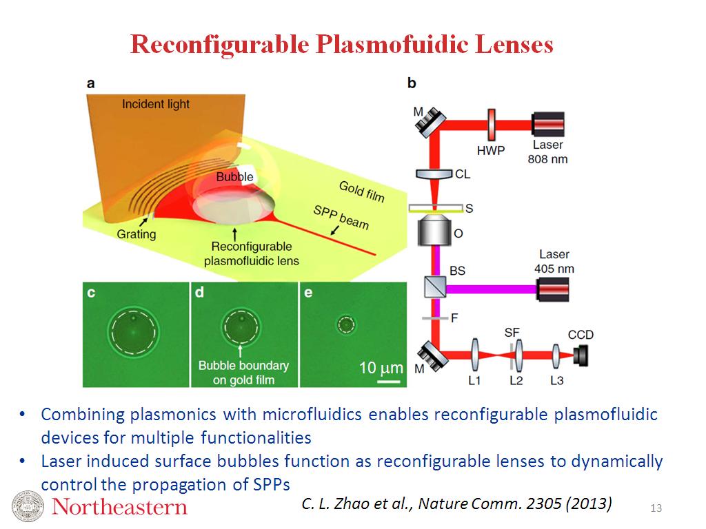 Reconfigurable Plasmofuidic Lenses