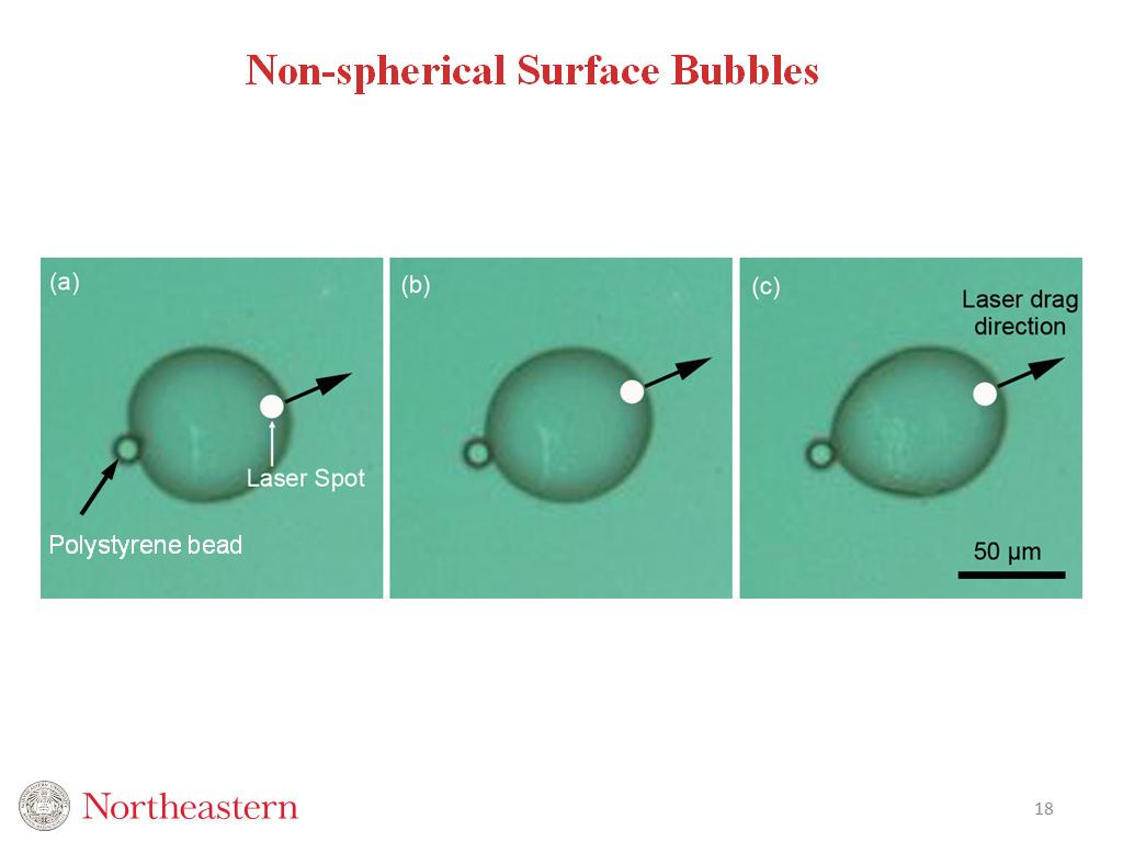 Non-spherical Surface Bubbles