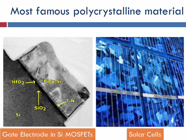 Most famous polycrystalline material