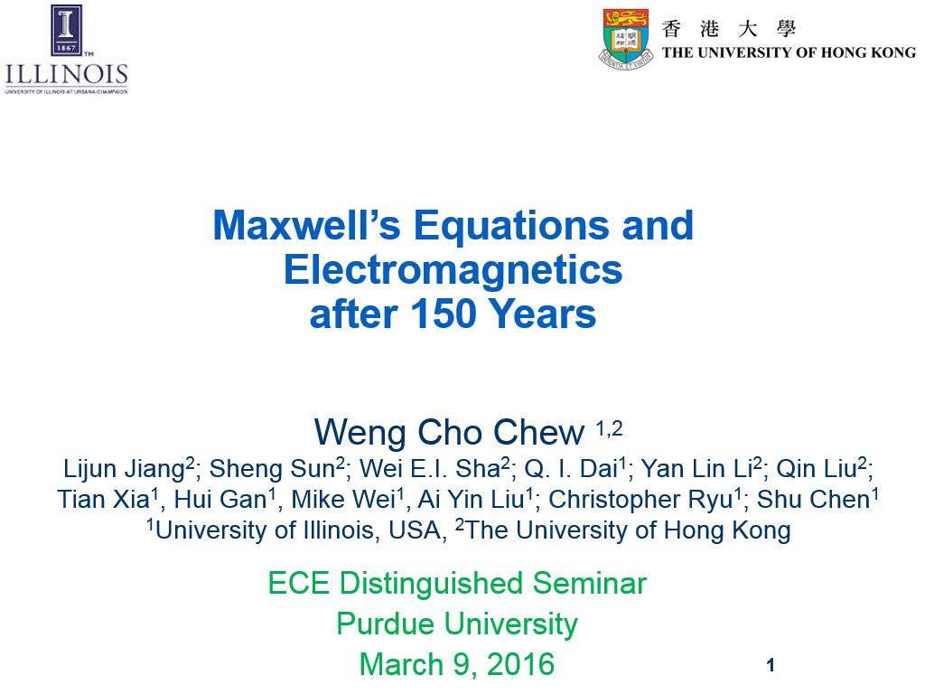 Maxwell's Equations and Electromagnetics after 150 Years