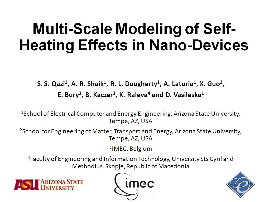 Multi-Scale Modeling of Self-Heating Effects in Nano-Devices
