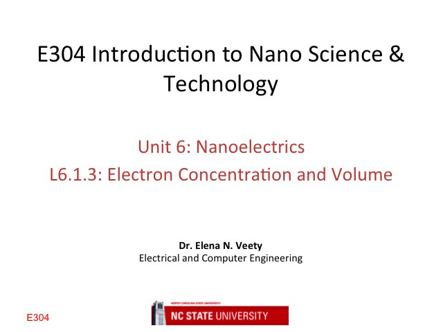 L6.1.3: Electron Concentration and Volume