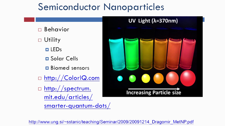 Semiconductor Nanoparticles