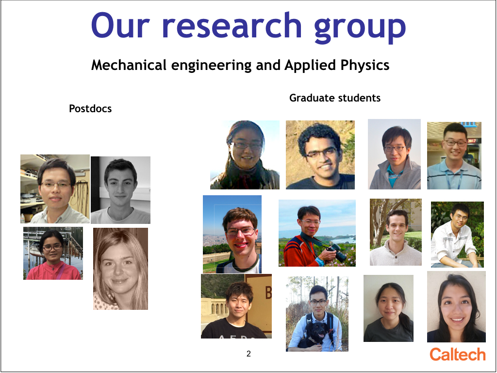 Our research group