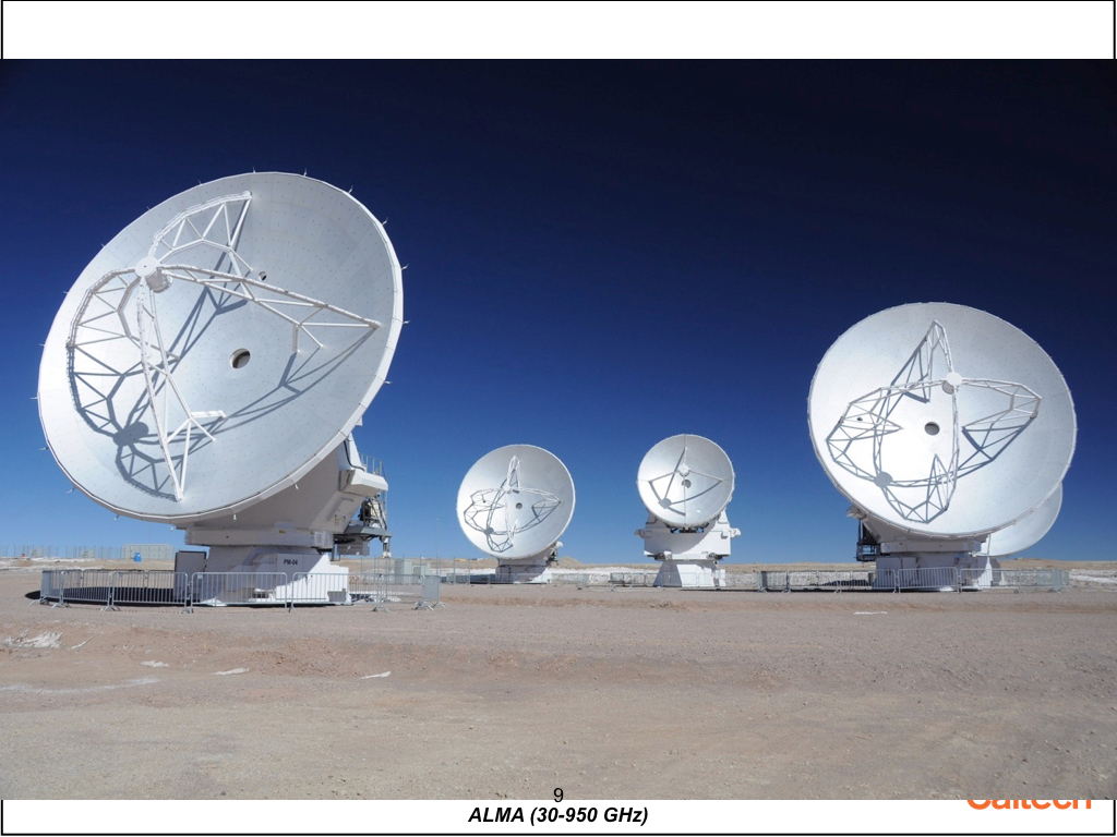 ALMA (30-950 GHz)