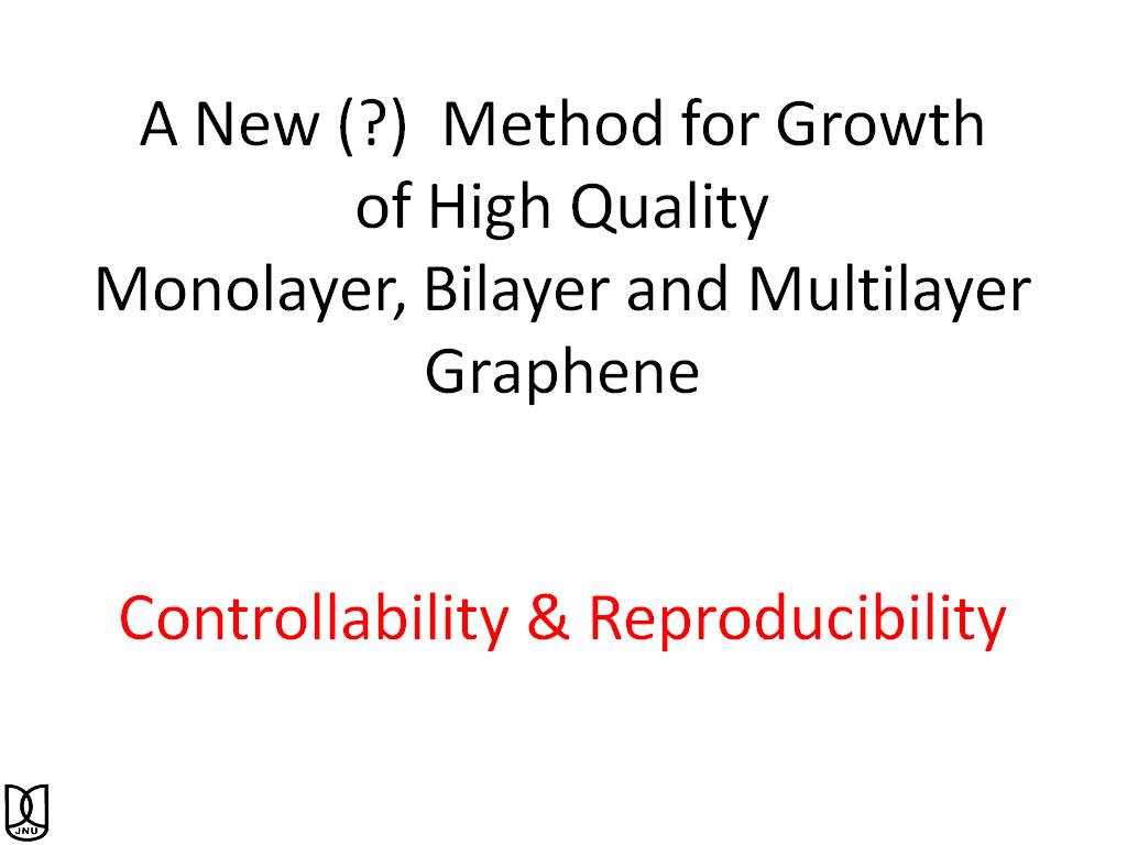 Controllability & Reproducibility