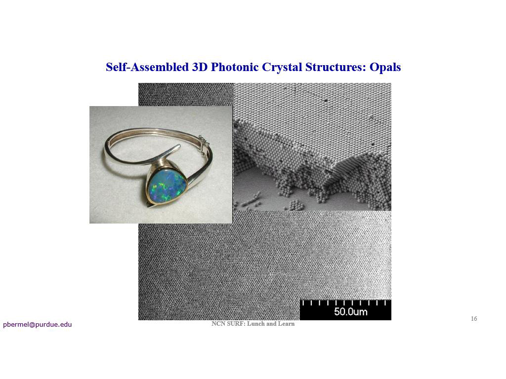 Self-Assembled 3D Photonic Crystal Structures: Opals
