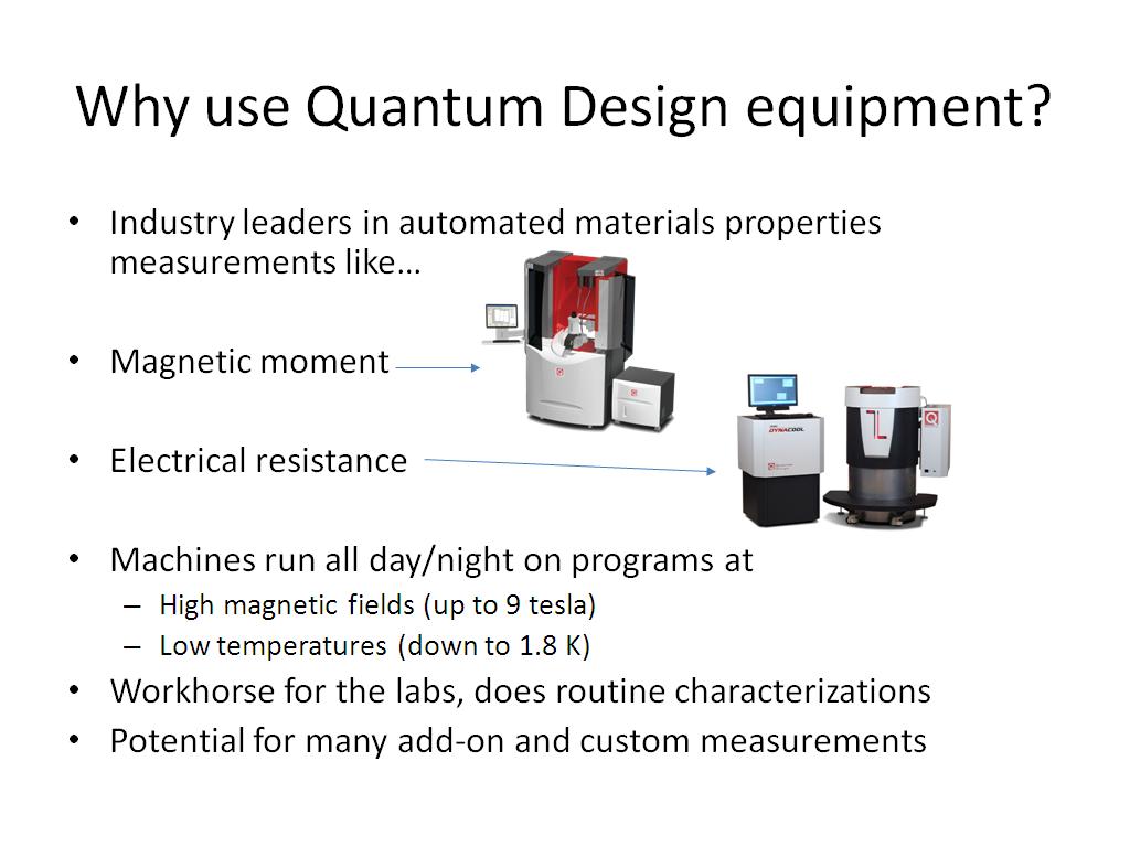 Why use Quantum Design equipment?