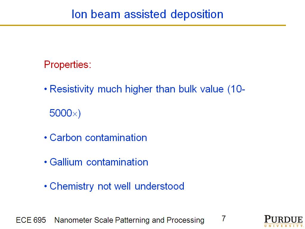Ion beam assisted deposition