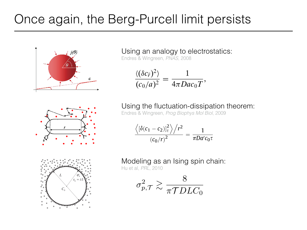 Once again, the Berg-Purcell limit persists