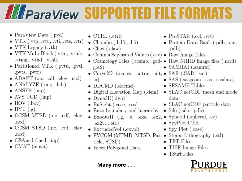 paraview label format