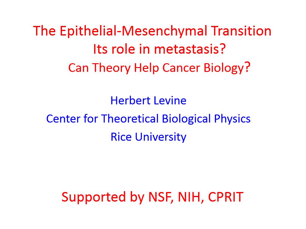epithelial mesenchymal transition ppt