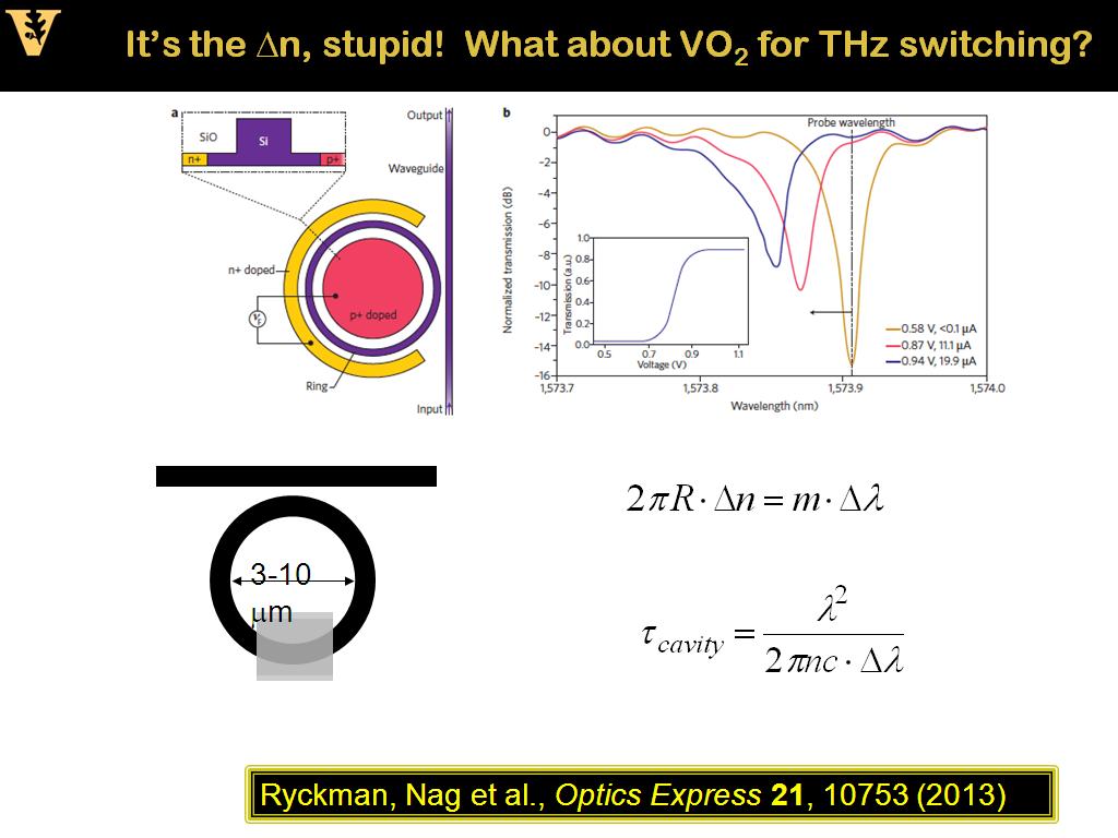 It's the Dn, stupid! What about VO2 for THz switching?
