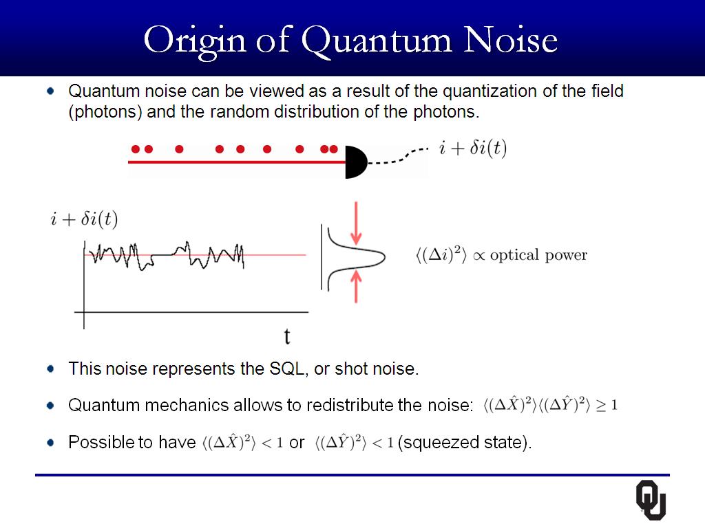 Origin of Quantum Noise