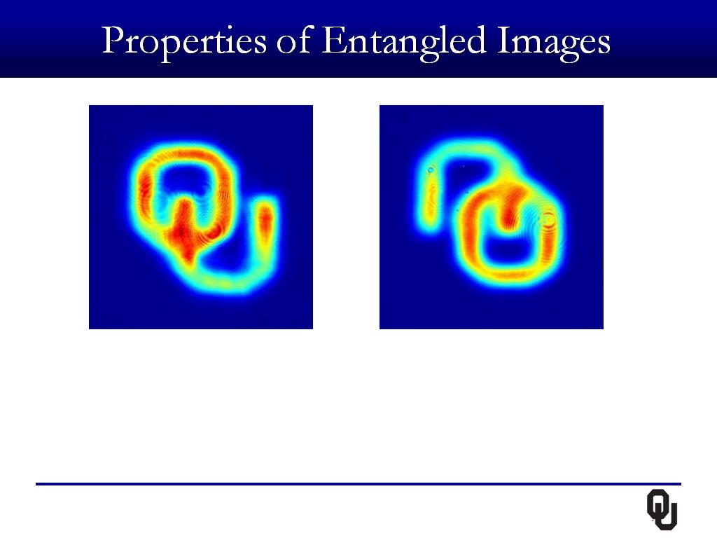 Properties of Entangled Images