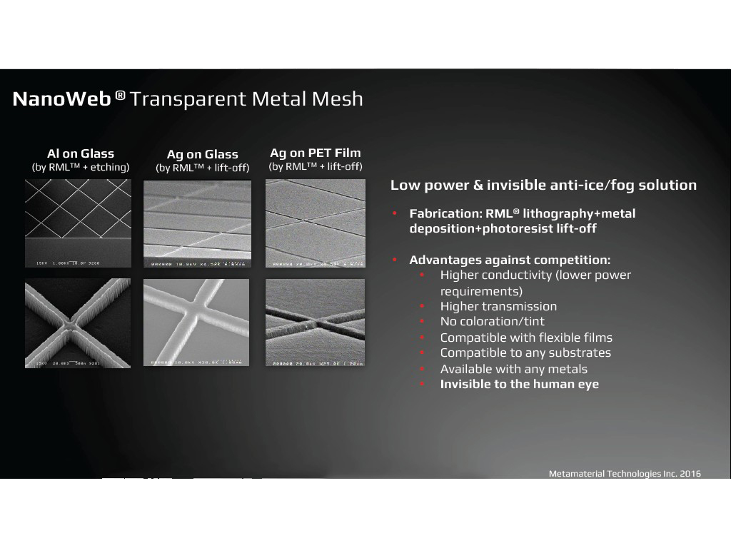 NanoWeb ®Transparent Metal Mesh