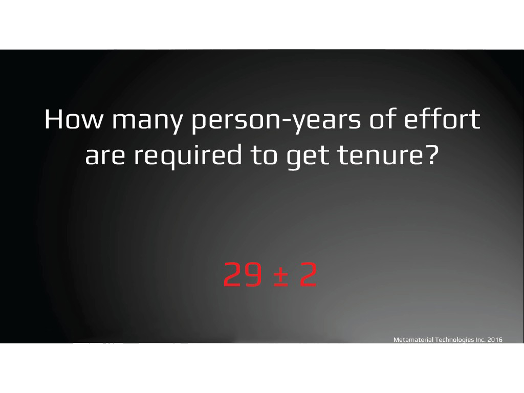 How many person-years of effort