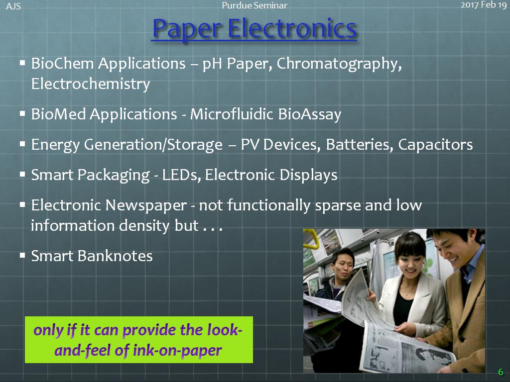 Paper Electronics
