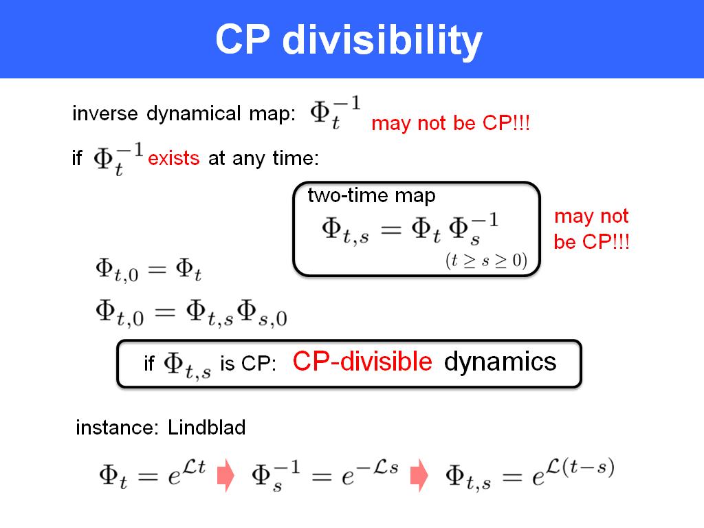 CP divisibility