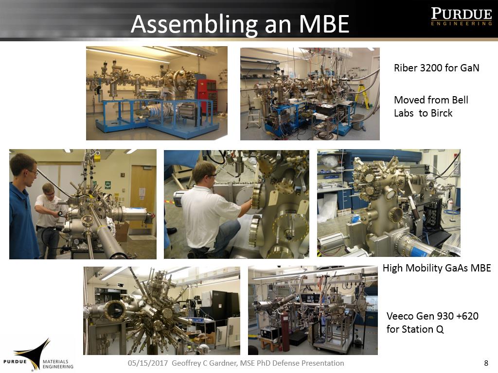 Assembling an MBE
