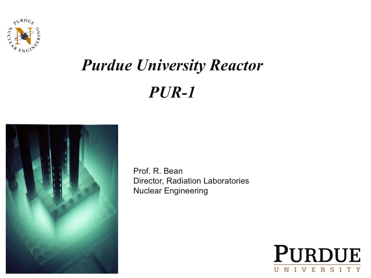 Purdue University Reactor PUR-1