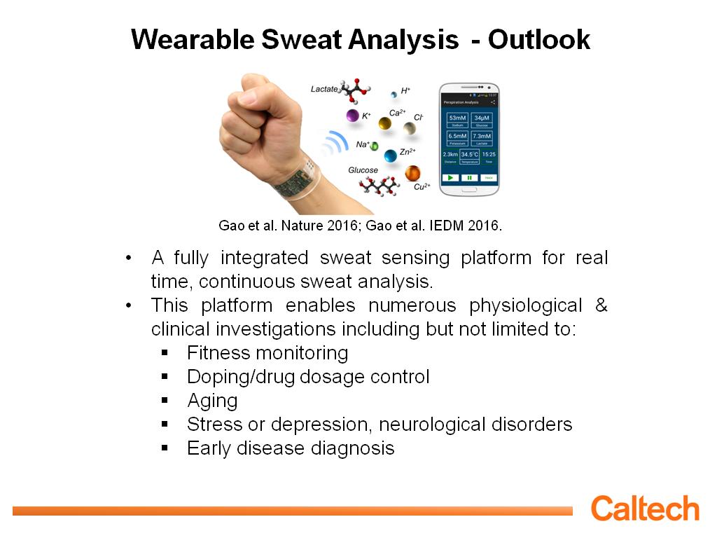 Wearable Sweat Analysis - Outlook