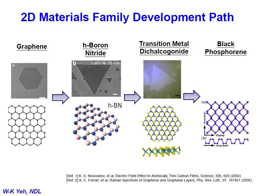 2D Materials Family Development Path