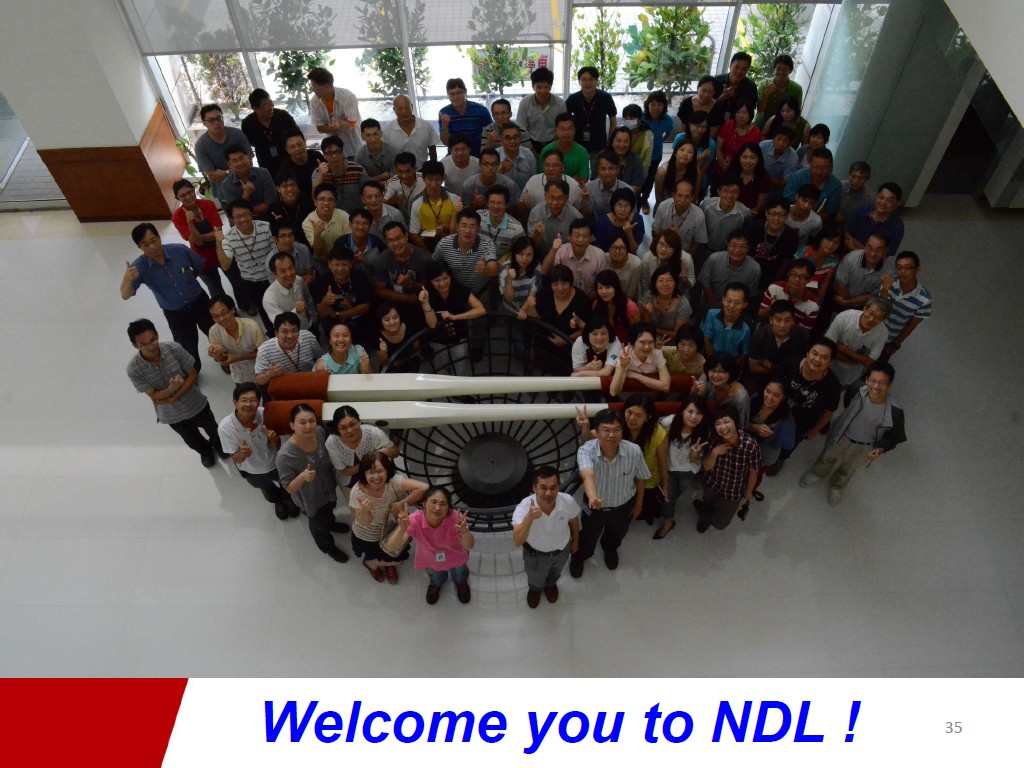 Welcome you to NDL !