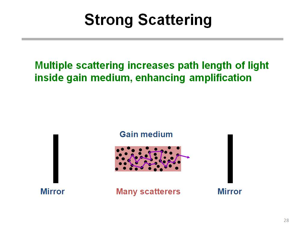 Strong Scattering