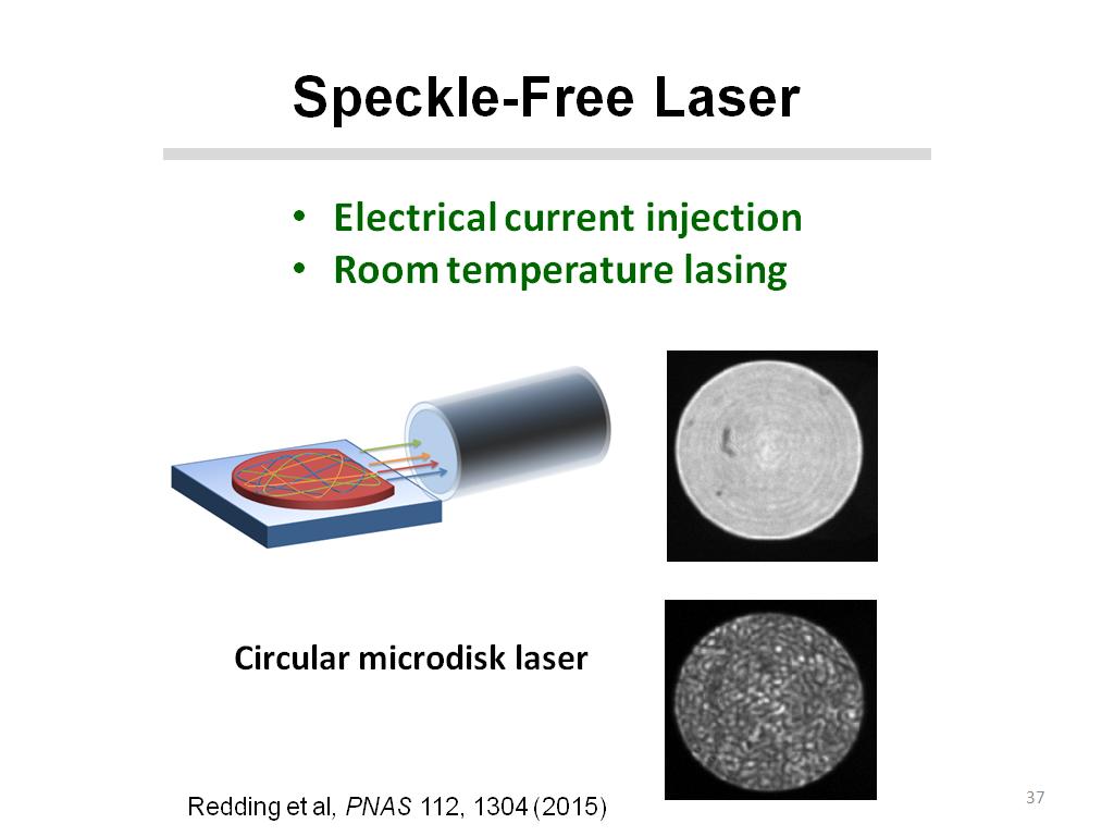 Speckle-Free Laser