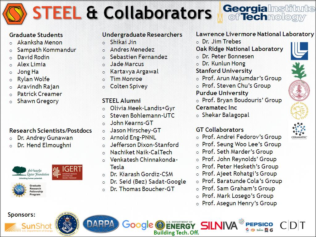 STEEL & Collaborators