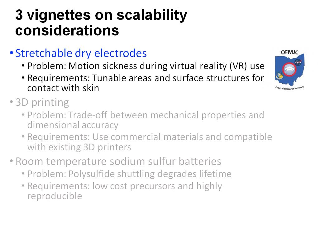 3 vignettes on scalability considerations