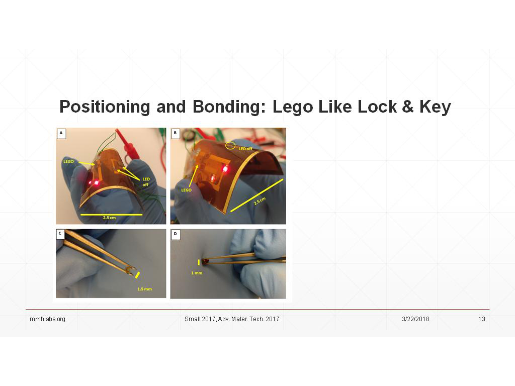 Positioning and Bonding: Lego Like Lock & Key