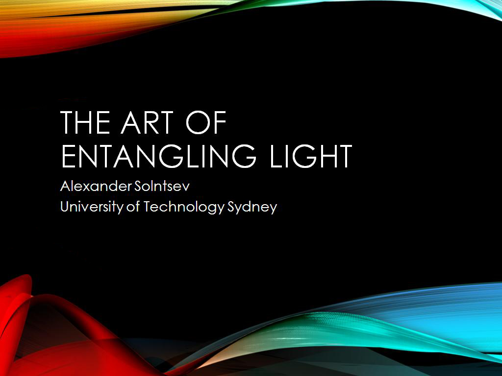 The art of Entangling light